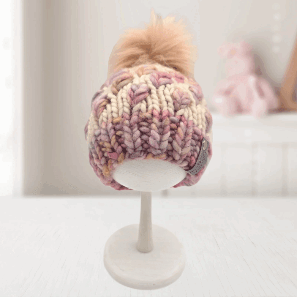 New Leaf Beanie – Pink