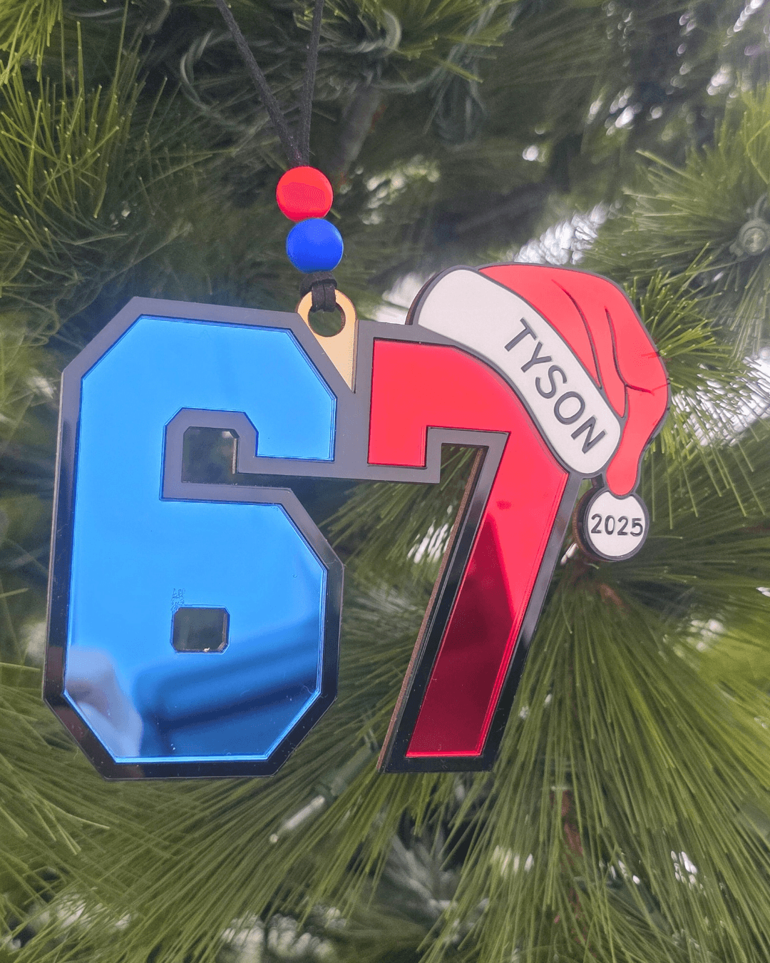 Six Seven Christmas Ornament