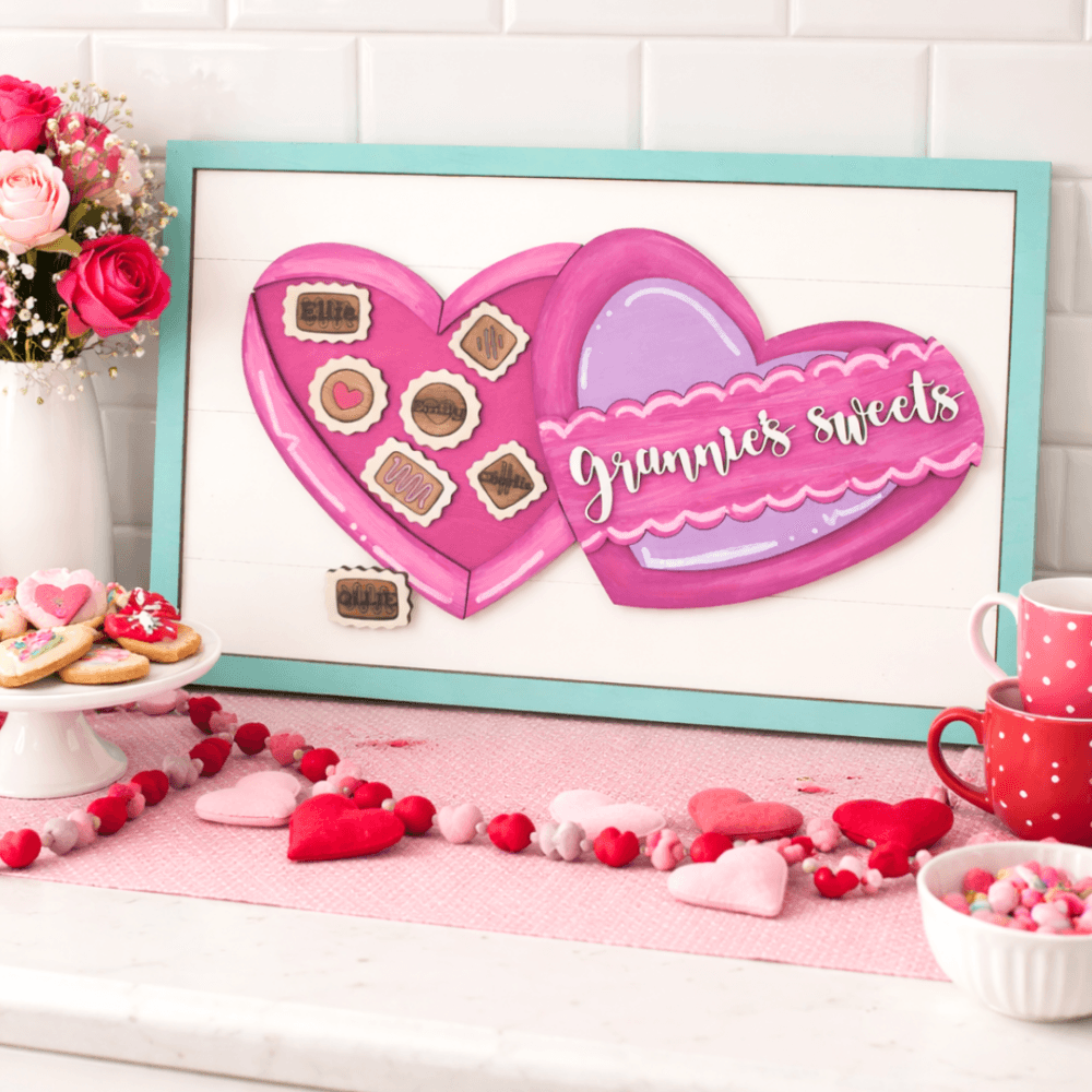 Valentine’s Sweet’s Gift Box Sign