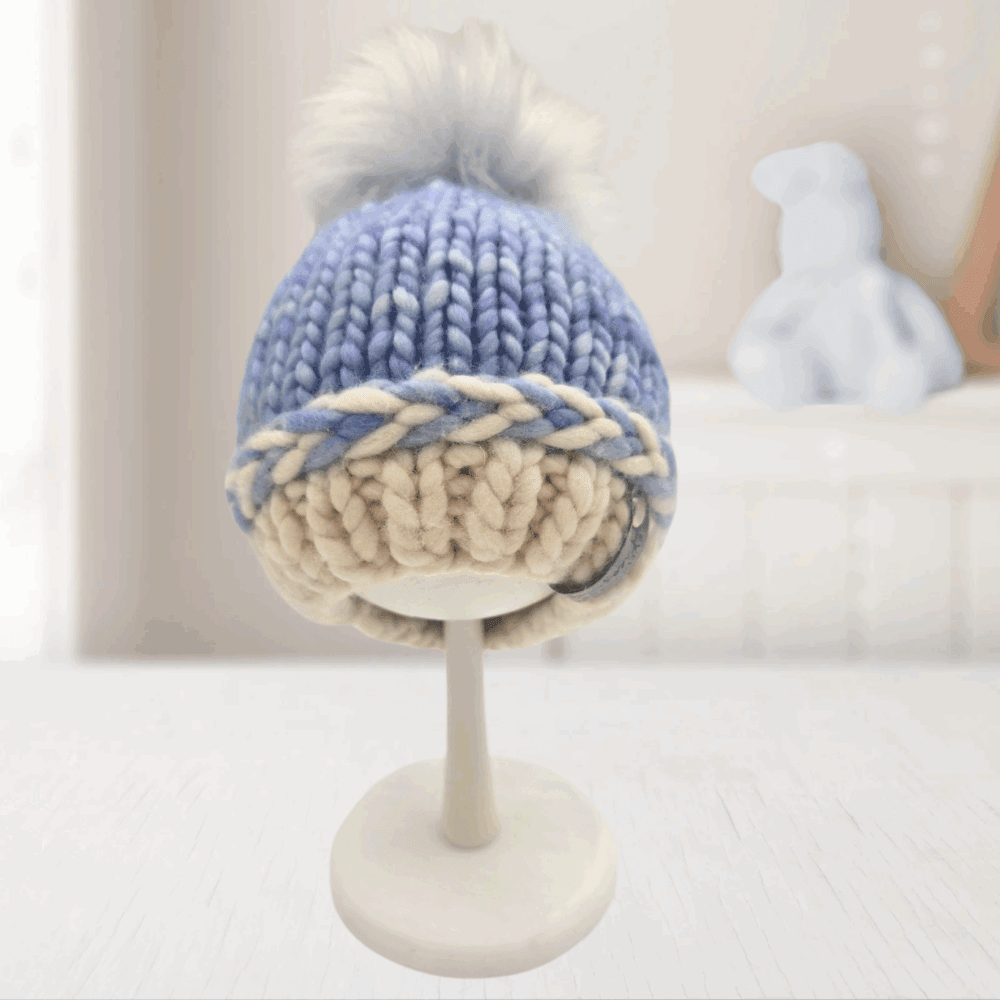 Tidal Crest Beanie – Blue