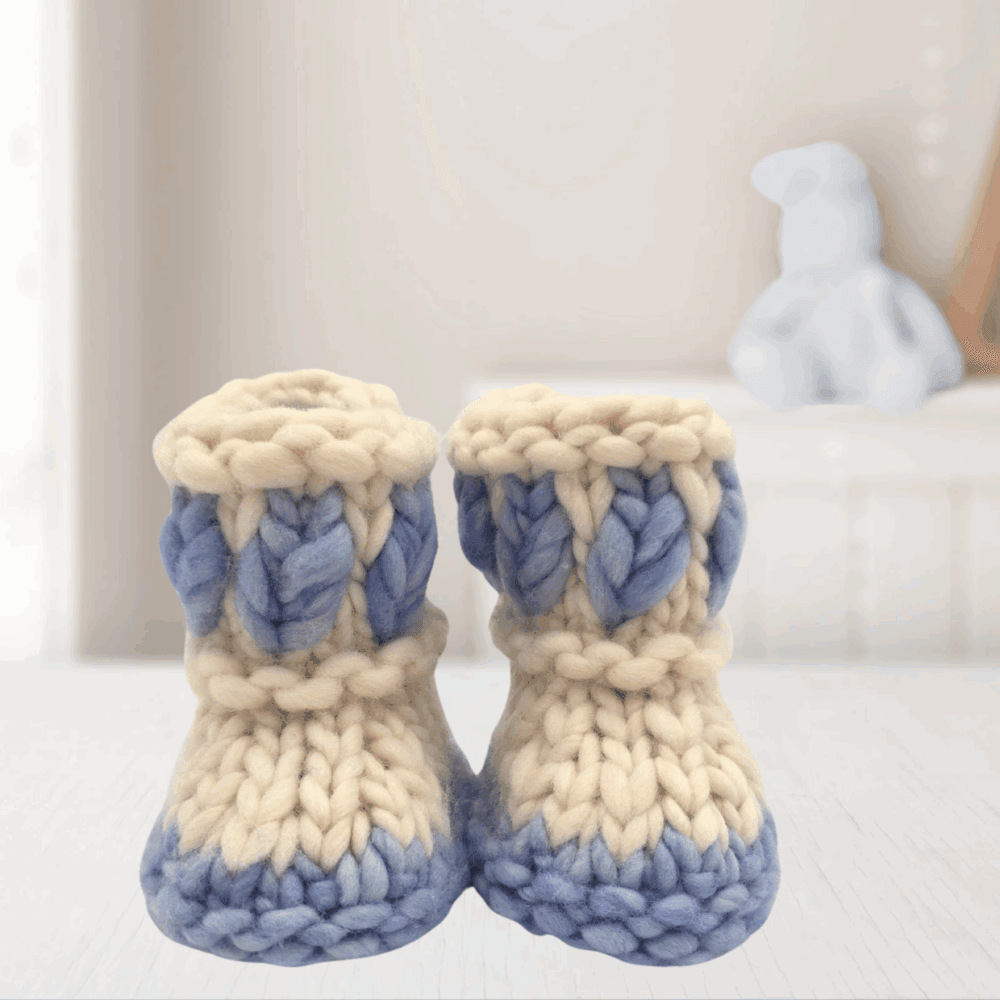 New Leaf Booties – Blue