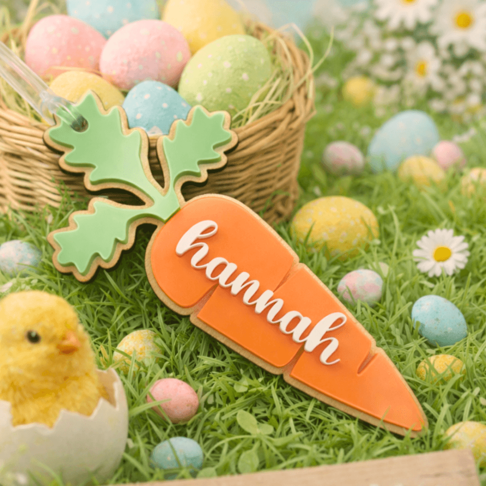 Easter Carrot Name Tag