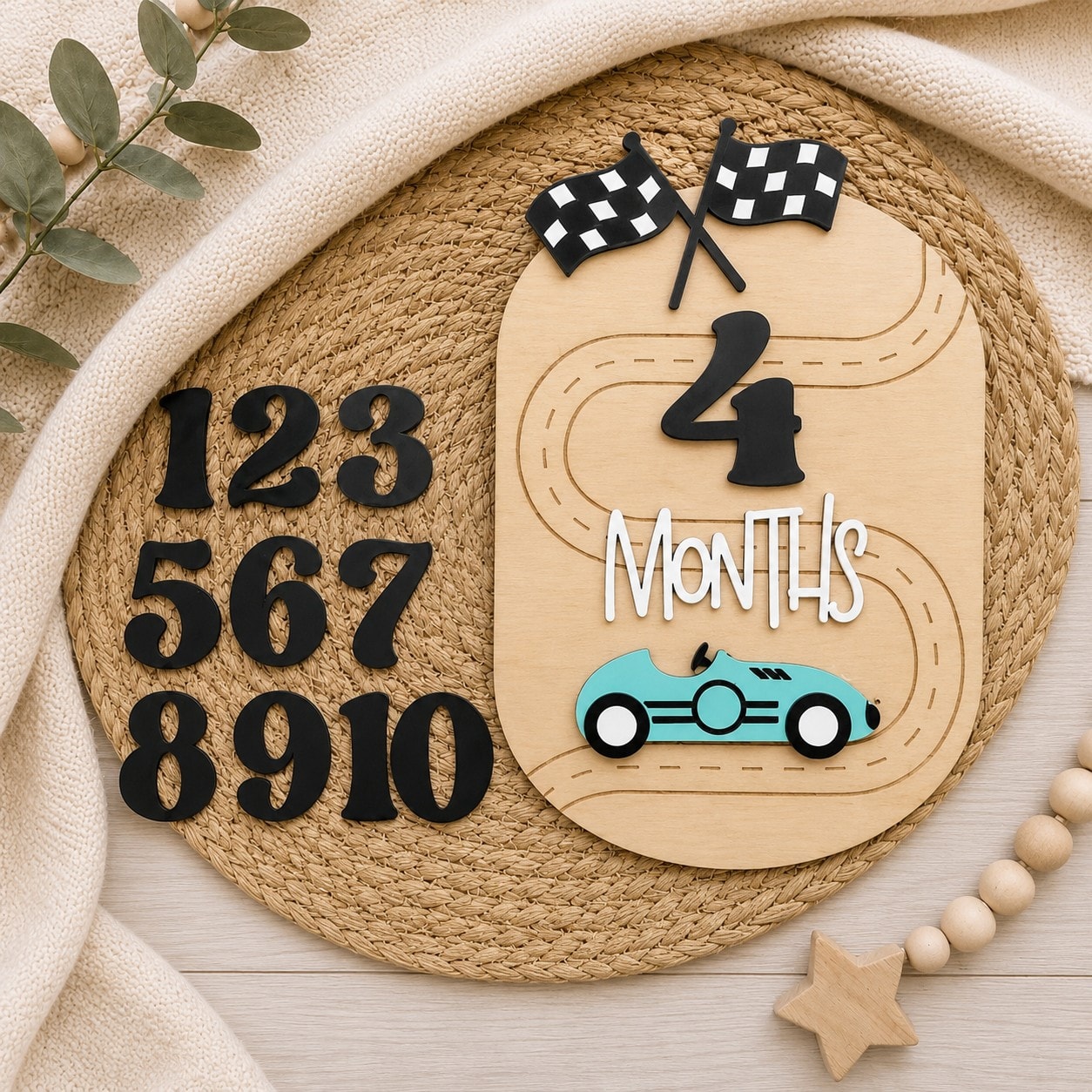 Baby Racer Milestone Set