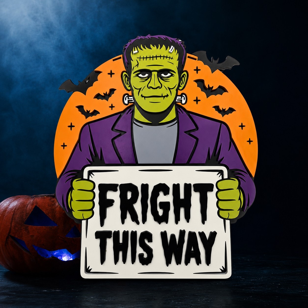Fright This Way Door Hanger